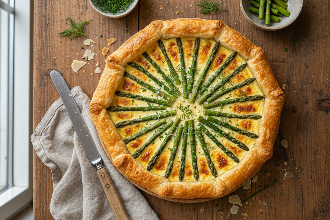 Asparagus & Cheese Tart