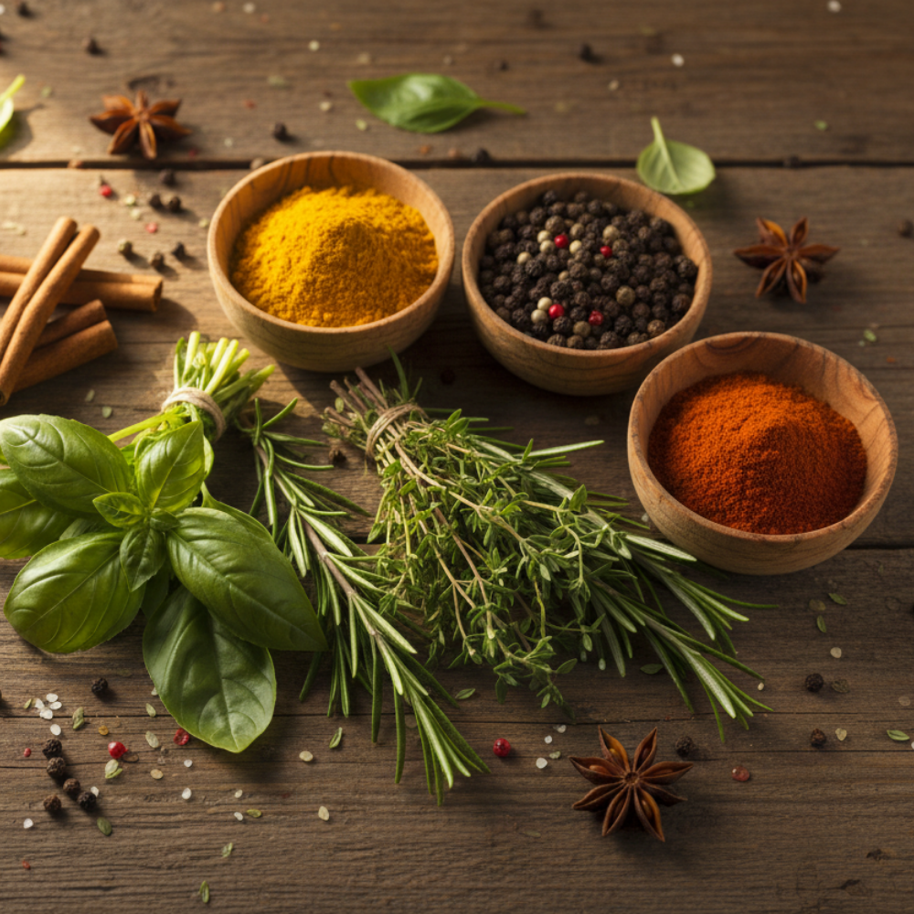 Herbs, Spices & Staples