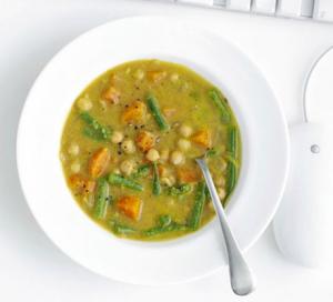 Image for Indian chickpea & vegetable soup
