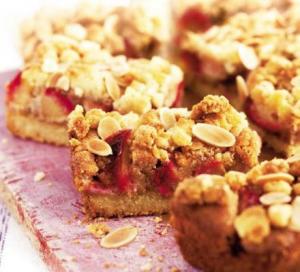 Image for Plum and almond crumble slice